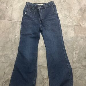 Levi's Dark Blue Flare Women's Jeans